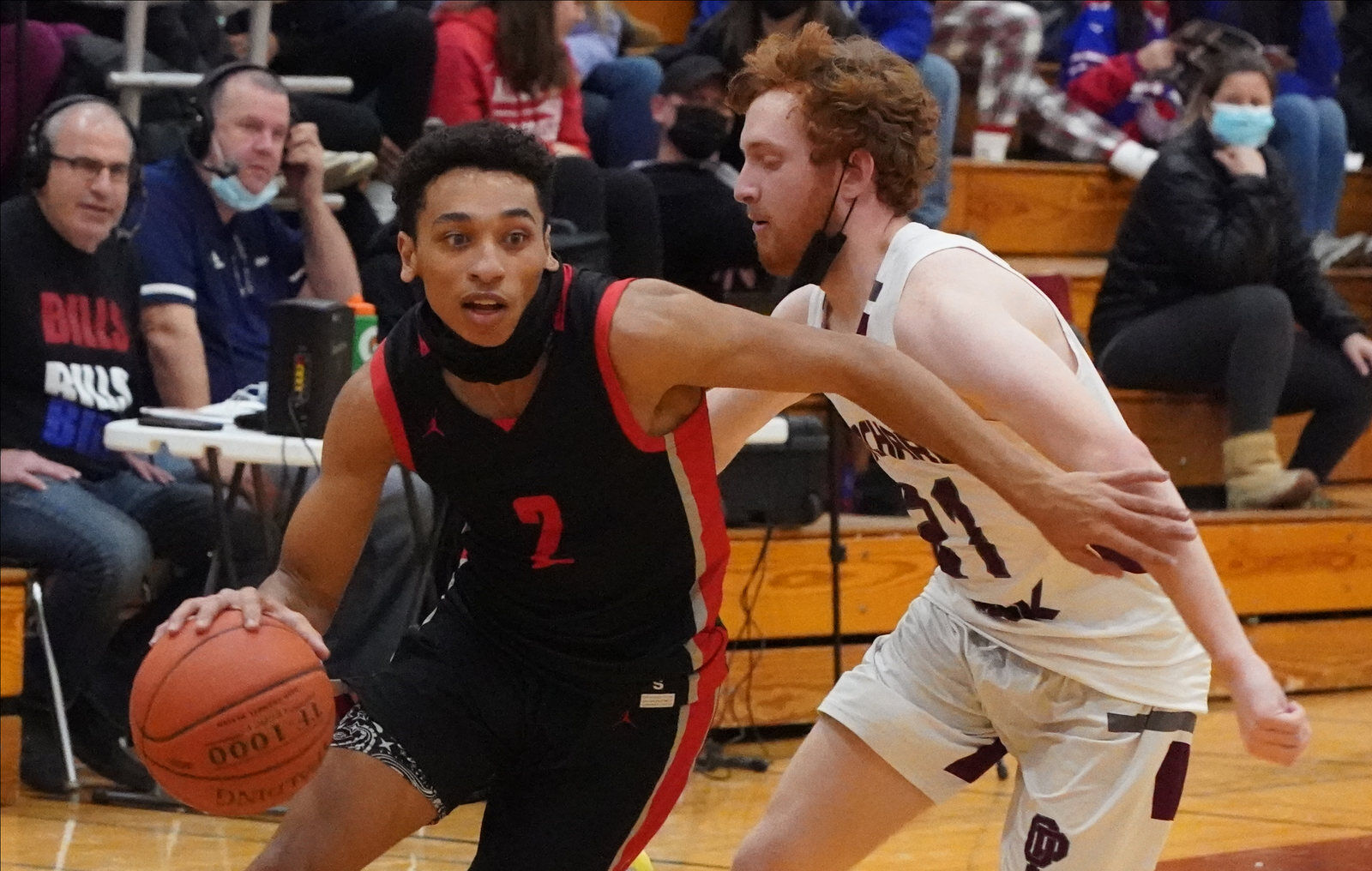 takes on Lancaster Orchard Park in boys varsity hoops
